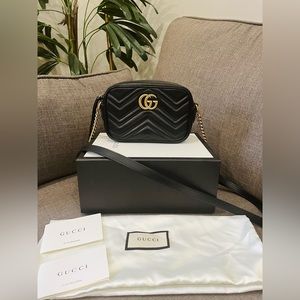 Gucci Marmont Matelassé Mini Crossbody Bag